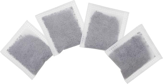 4 Pack Compact Activated Charcoal Odor Absorbing Filter Smaller Refill by Home