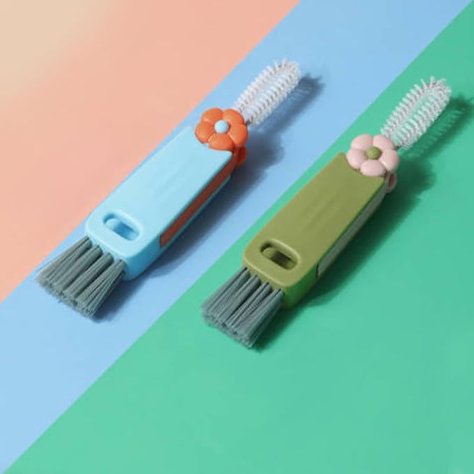 3 in 1 Cup Lid Gap Cleaning Brush Multifunctional Bottle Cleaning Brush - Image 4