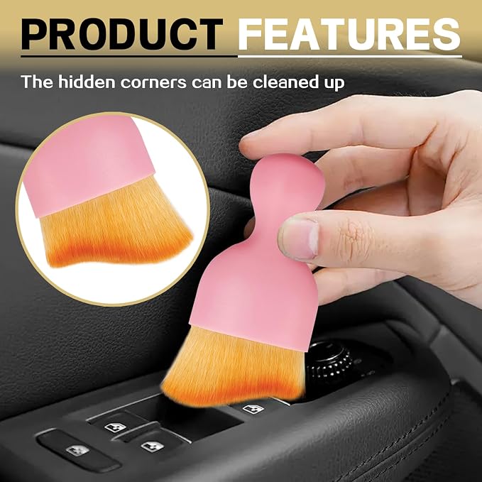 1Pcs Auto Soft Hair Brush Advanced Car Interior Detailing Brush - Image 6