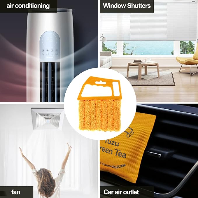 Mwellewm 2Pcs Window Venetian 7 Finger Dusting Cleaner Tool and 1Pc Window - Image 4