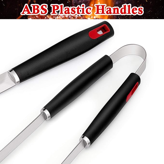 HaSteeL BBQ Grill Accessories Set of 7, Stainless Steel Grilling Tools Set - Image 2