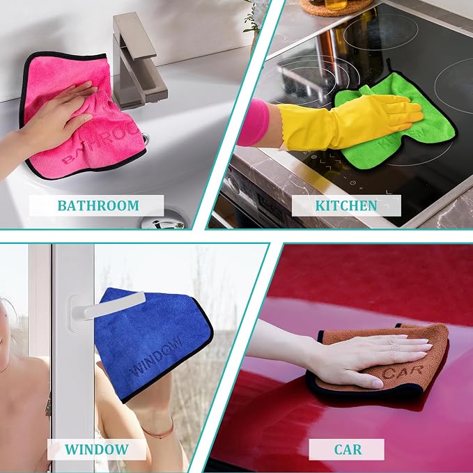 Microfiber Cleaning Cloth Set - Image 2