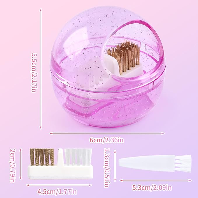 Nail Drill Bits Cleaner Brush Case Accessories, Nail Art Cleaner Tool Case - Image 7
