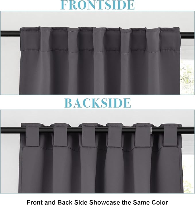 RYB HOME Blackout Curtains for Bedroom - Image 3