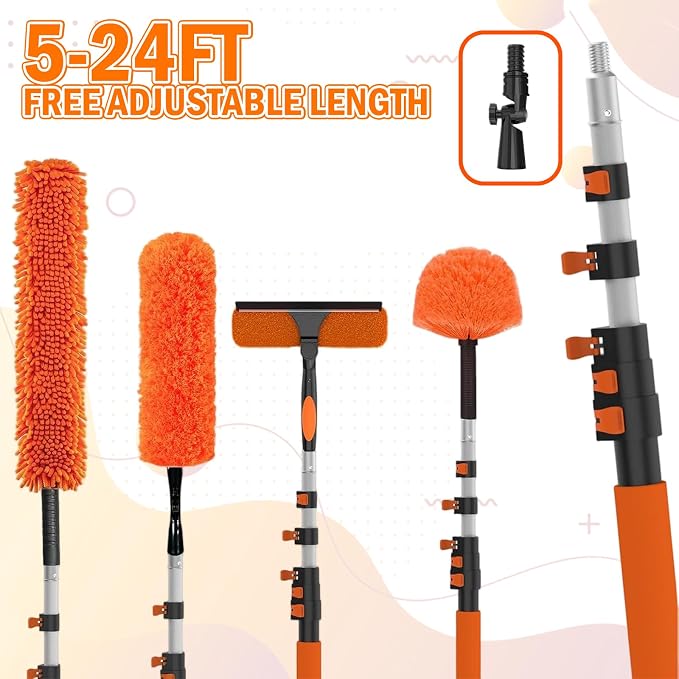 30FT High Reach Duster Cleaning Kit - Image 9