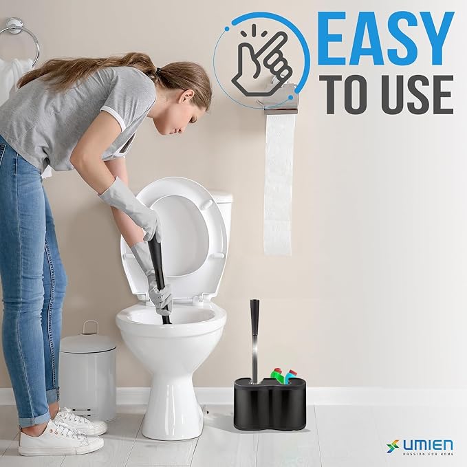 UMIEN Toilet Brush and Plunger Set 18-in - Image 7