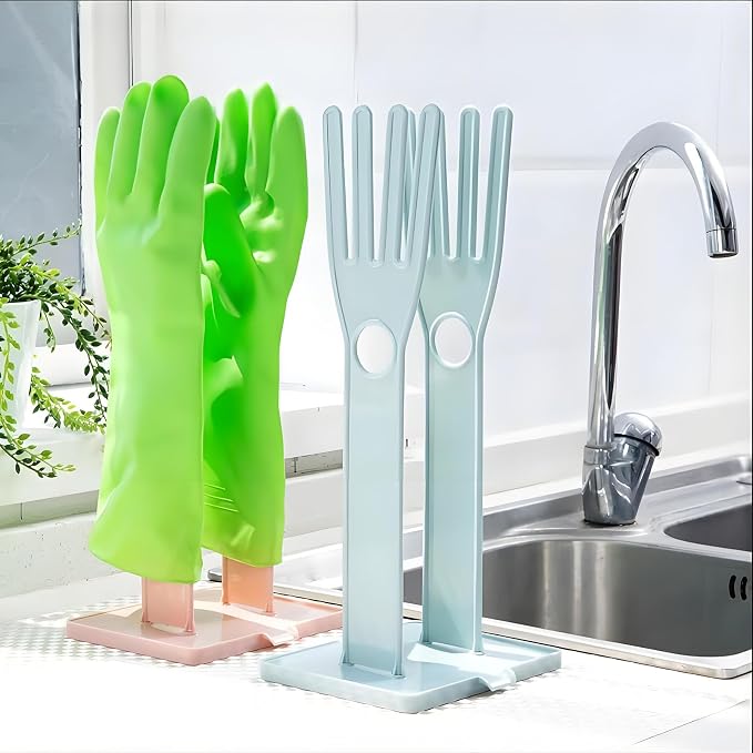 Kitchen Glove Holder Kitchen Glove Stand Holder Rubber Glover Drying Dryer Rack - Image 5