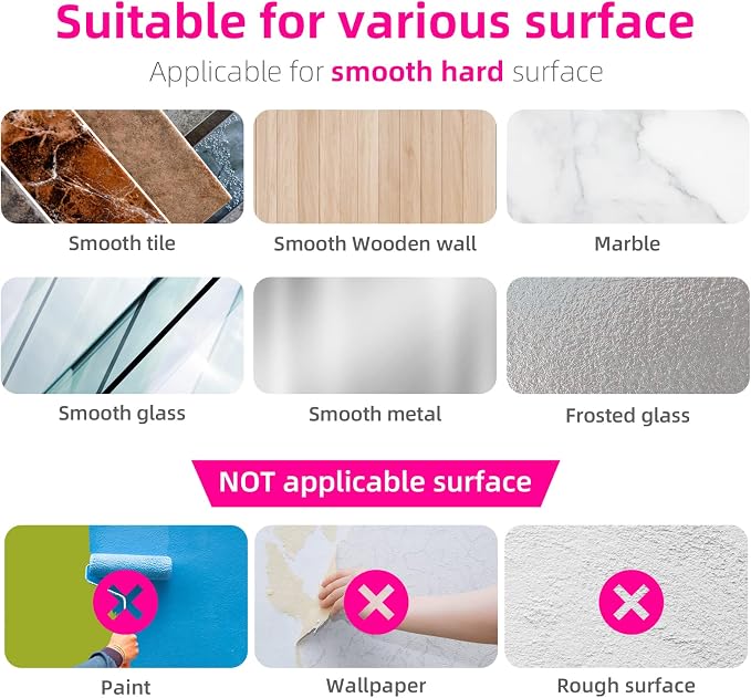 Broom and Mop Holder, Super Anti-Slip Wall Mount, Self Adhesive Gripper - Image 6