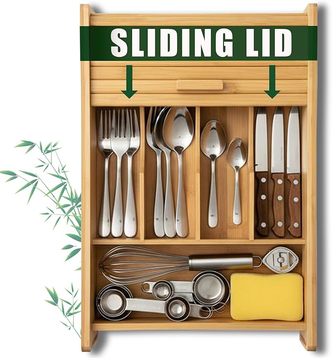 KozyKoala & Co. Bamboo Drawer Organizer by Unknown
