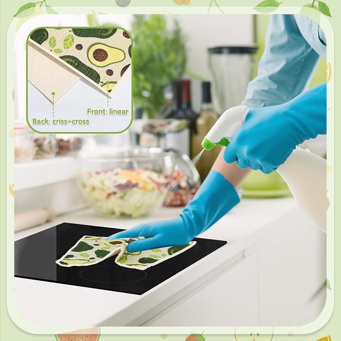 10 Pack Swedish Dishcloths for Kitchen- Reusable Paper Towels Washable Swedish - Image 7