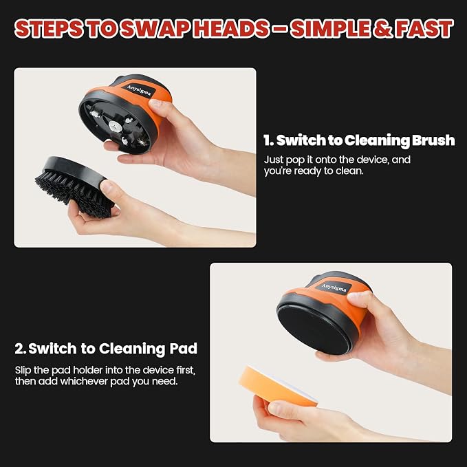 Electric Grill Brush- Waterproof Cordless Rotary Cleaning Brush - Image 6