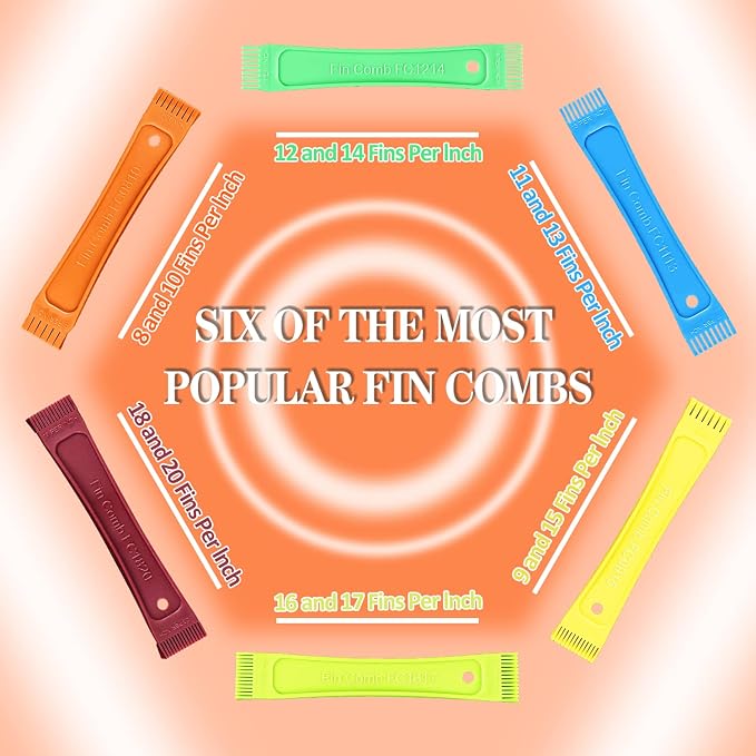 【Upgraded】 Air Conditioner Condenser Fin Comb Set Include FCR6 Fin Comb and - Image 7