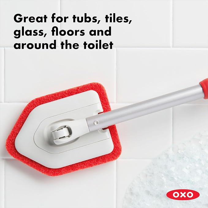 OXO Good Grips Extendable Shower, Tub and Tile Scrubber - Image 9