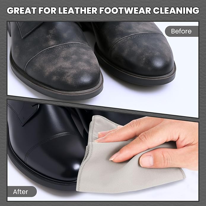 10 Pcs Shine Shoes Cloth Kit Polish Dauber Applicators Cleaning Leather Shoes - Image 4