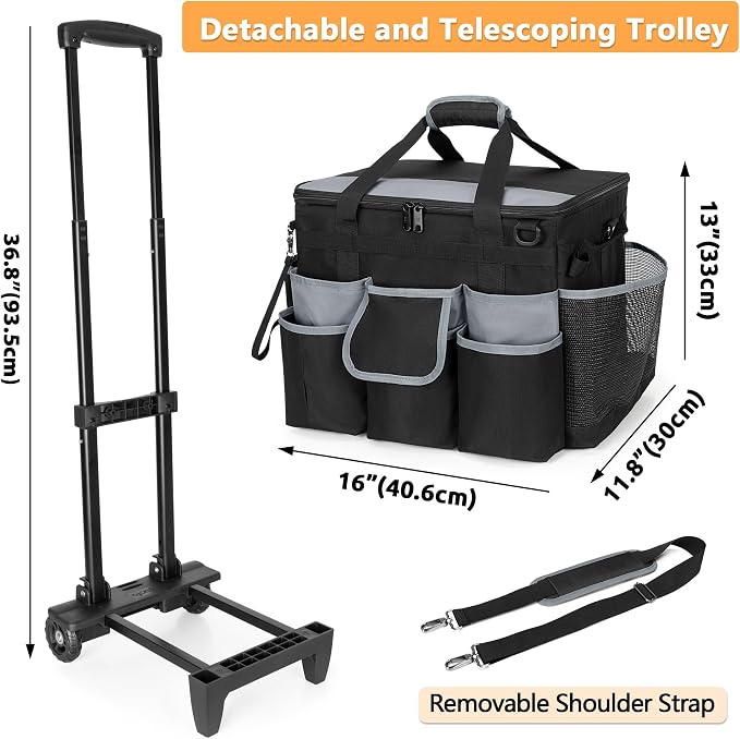 Large Rolling Cleaning Caddy - Image 7