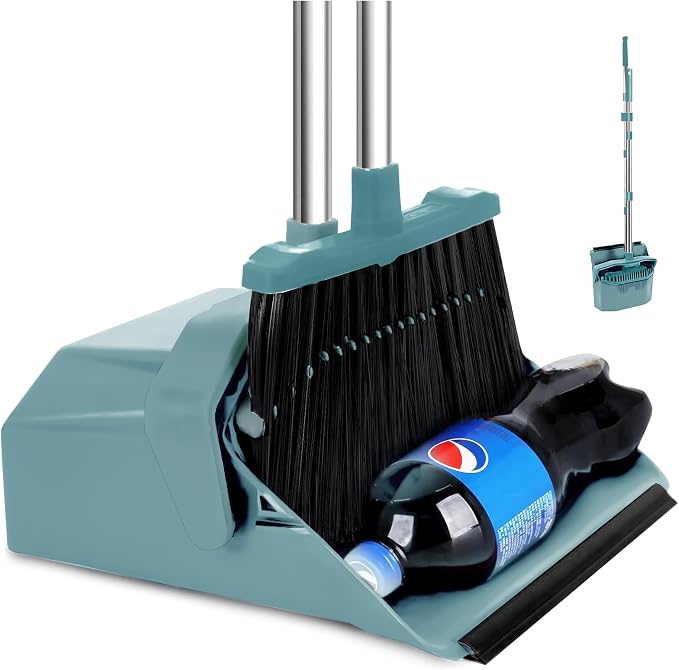 Upgrade Broom and Dustpan Set, Broom by Tiumso
