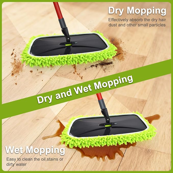 Mops for Floor Cleaning, Dust Mop for Hardwood Floors, Extra Large Floor Mop - Image 6