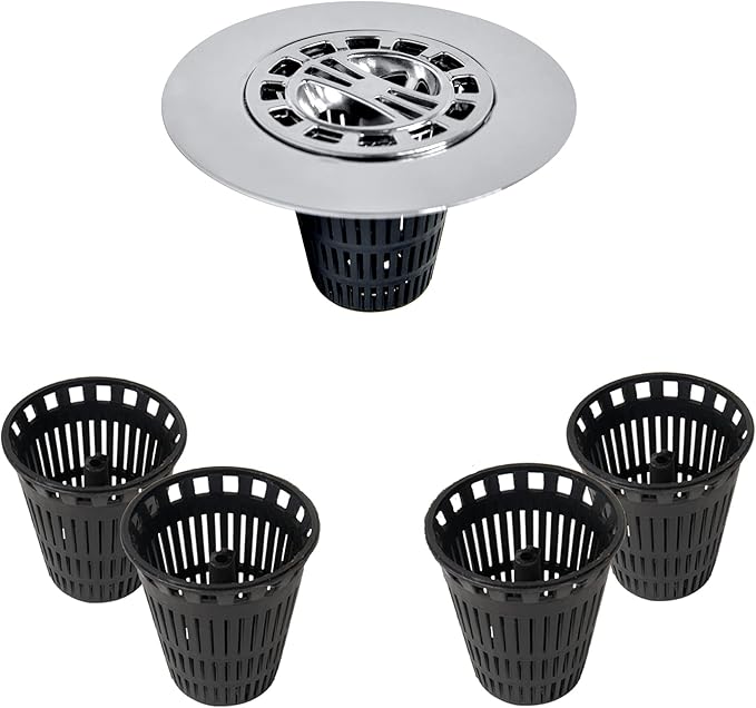 Danco 10529P Chrome Shower Drain Hair Catcher by DANCO