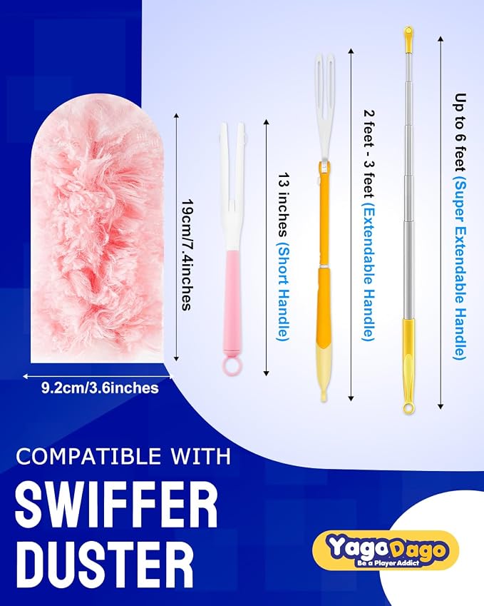 32 Count 360 Duster Refills, Unscented Heavy Duty Dusters Refills - Image 2