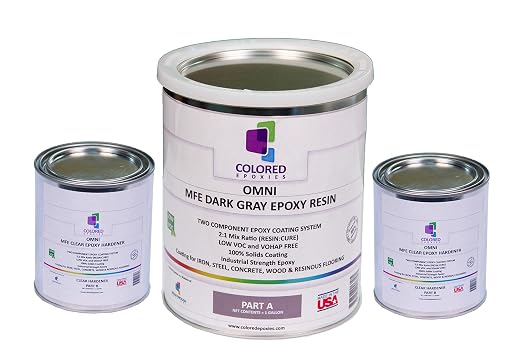 colored epoxies Dark Gray Epoxy Resin by ColoredEpoxies