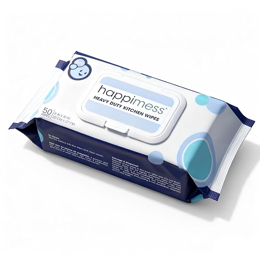 happimess WPE1003A Reusable Heavy Duty Kitchen Wipes, Strong & Durable by Happimess