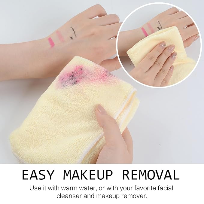 SINLAND Microfiber Facial Cloths Fast Drying Washcloth 12inch x 12inch - Image 6