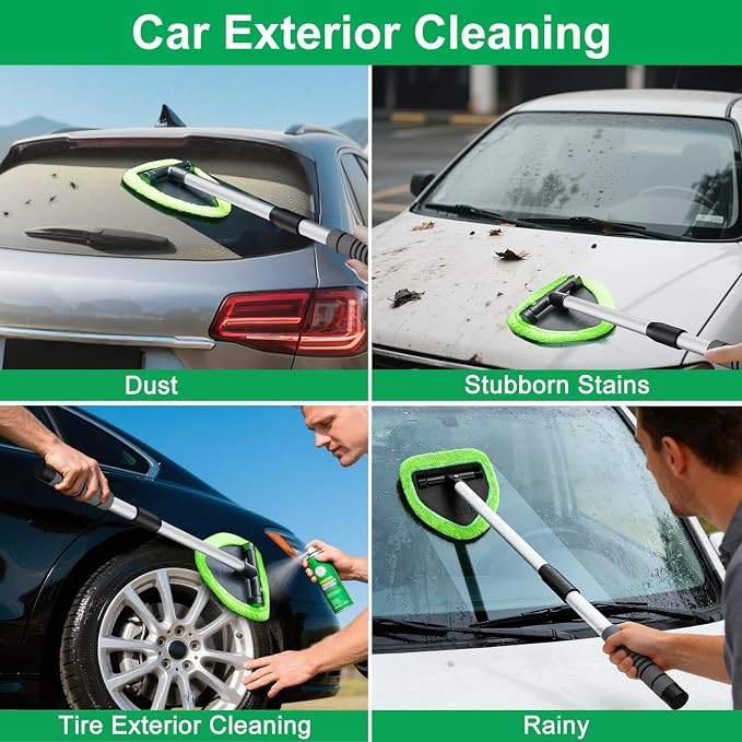 XINDELL 24-inch Windshield Cleaner Tool – Upgrade Large Head Car - Image 6