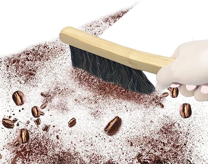 Counter Brush for Furniture Patio Woodworking Drafting Cleaning, Wooden Handle - Image 6
