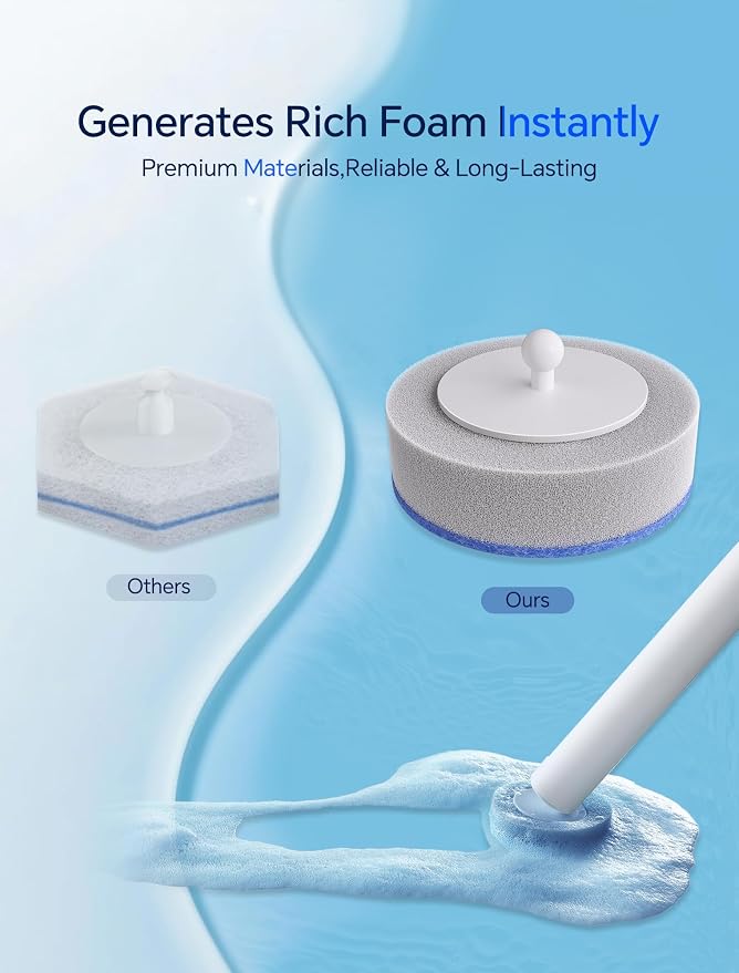 LFBEAR Disposable Toilet Brush Wand, Wall Mounted Toilet Cleaner Kit - Image 6