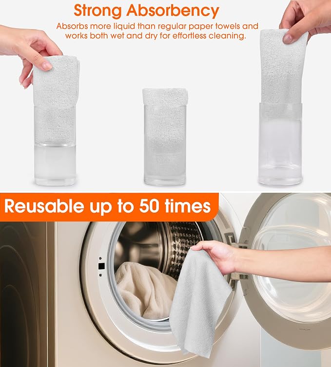 Microfiber Cleaning Cloth Roll - Image 5
