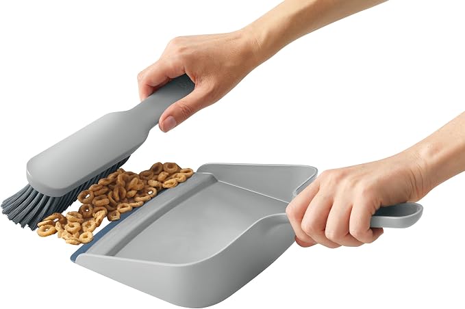 Joseph Joseph CleanTech Wall-Mounted Indoor Dustpan & Brush Set - Image 2