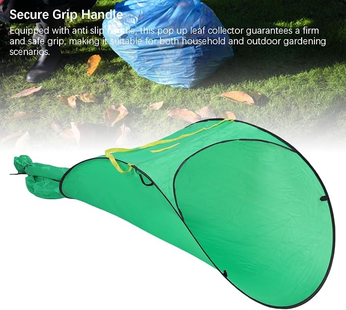 Pssopp Pop Up Leaf Collector, Portable Foldable Leaf Bags Dust Pan Convenient - Image 7