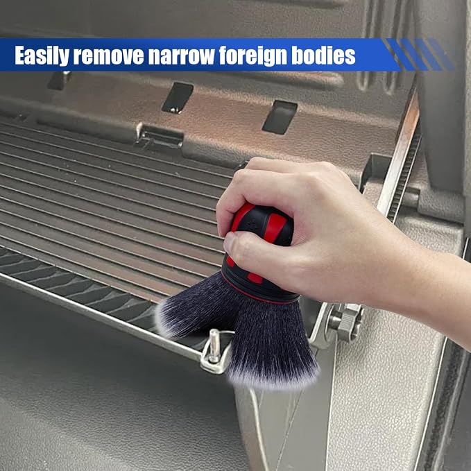 Car Detailing Brush, Ultra Soft Bristles XL Synthetic Brush Car Beauty Tools - Image 5