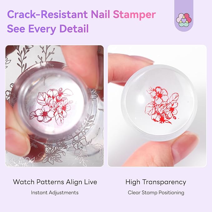 SAVILAND Nail Stamping Gel Polish Kit: 6 Colors Nail Stamping Polish Gel - Image 5