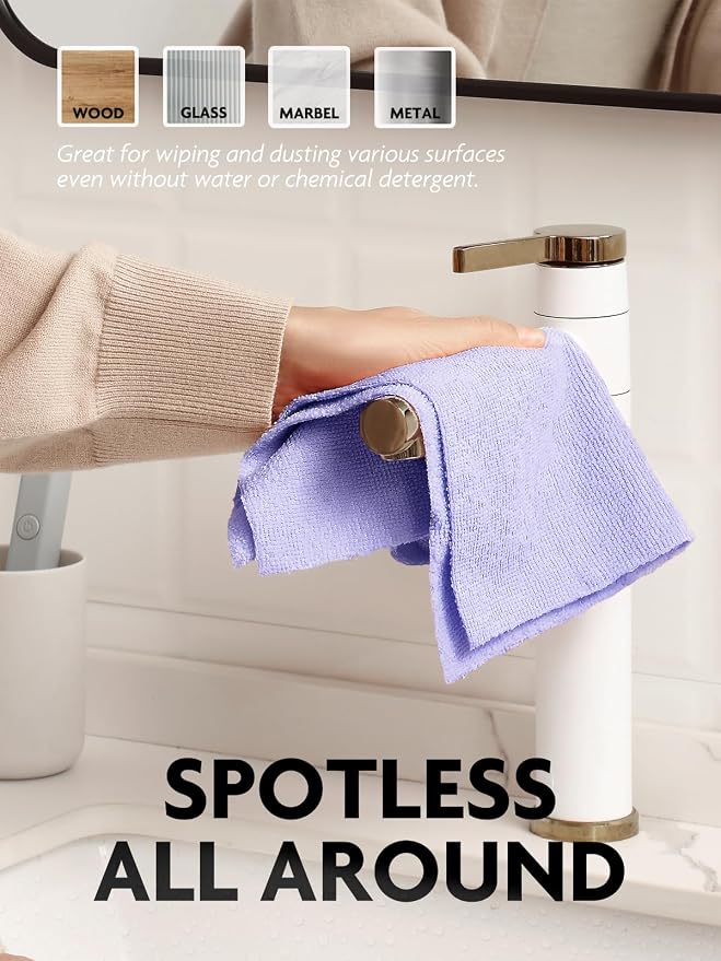 Fantasticlean Microfiber Cleaning Cloth Roll -150 Pack, Tear Away Microfiber - Image 3