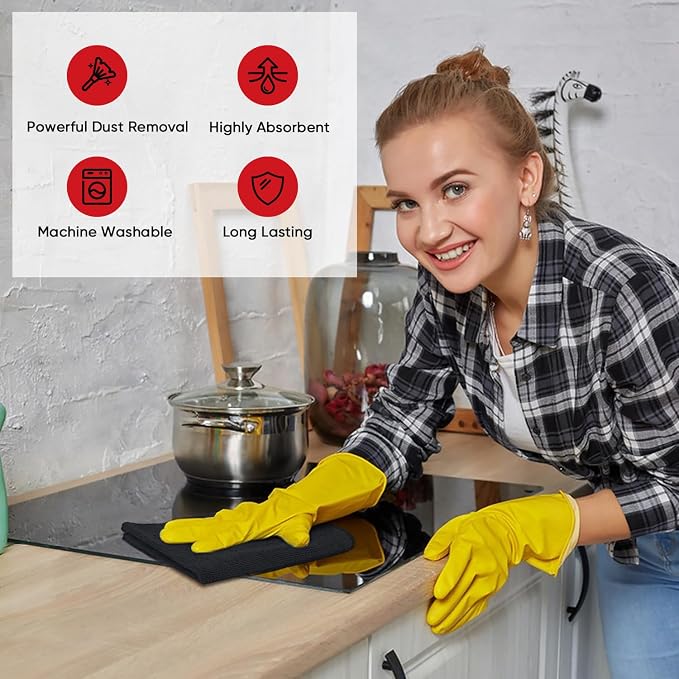 AIDEA Microfiber Cleaning Cloth 48 Pack, Microfiber Towels - Image 4