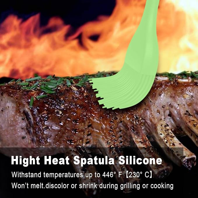 Walfos Basting Brushes Silicone, Heat Resistant Pastry Brushes - Image 7