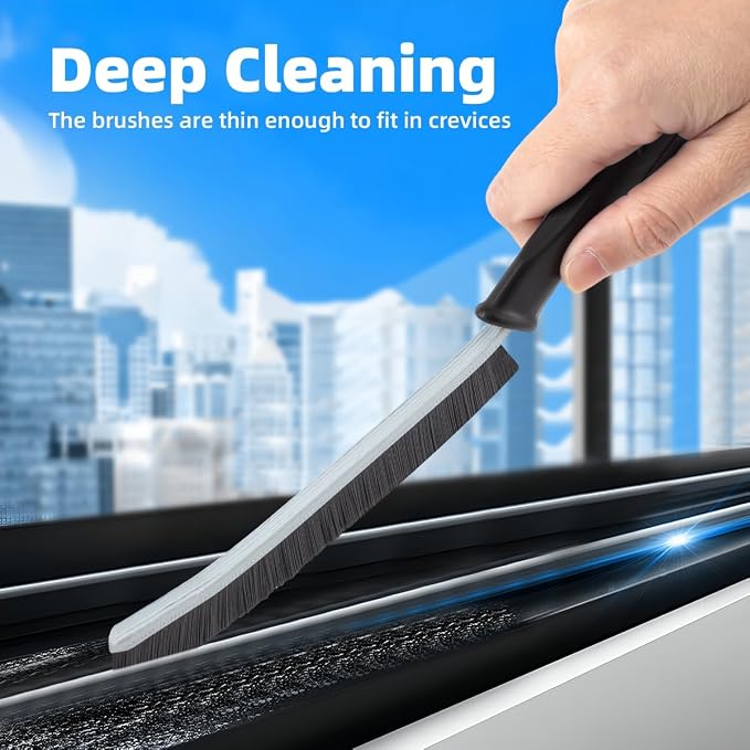 3Pcs Hard Bristle Crevice Cleaning Brush, Scrub Brush, Kitchen Sink Cleaning - Image 3