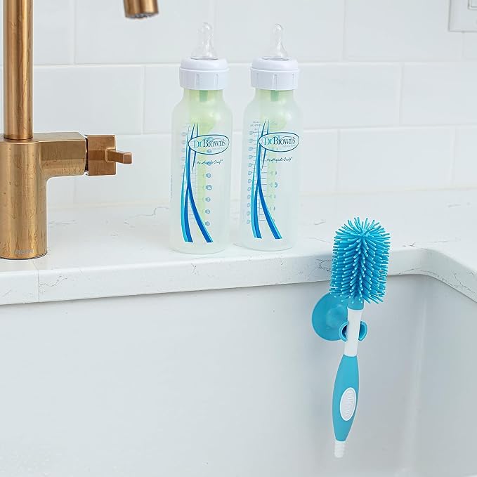 Dr. Brown's Soft Touch No Scratch Baby Bottle Cleaning Brush, Nipple Cleaner - Image 7