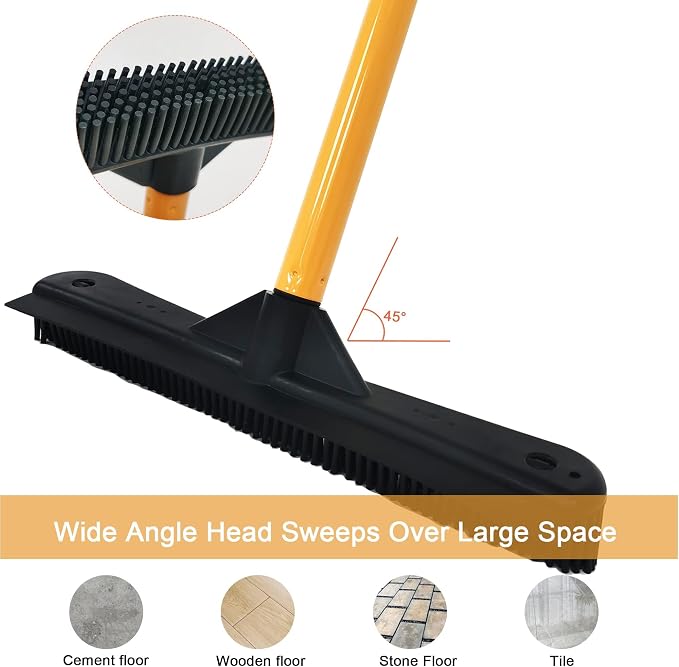 Push Broom, Pet Hair Removal Broom - Image 4
