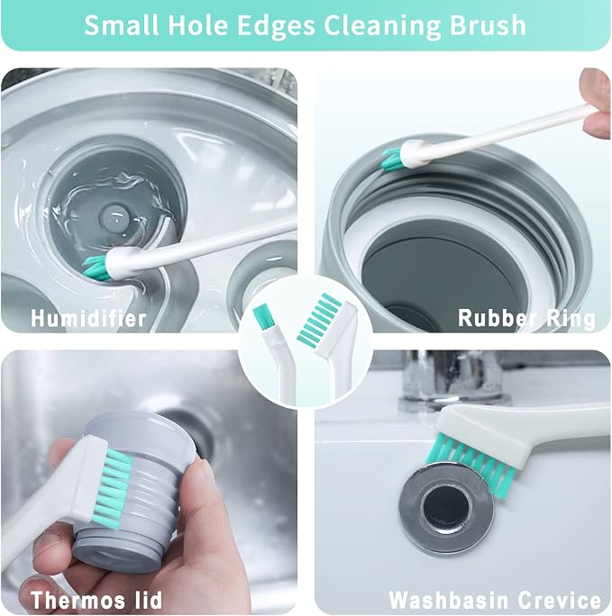 Small Cleaning Brush Tight Spaces, Tiny Cleaning Brush Mini Parts Humidifier - Image 3