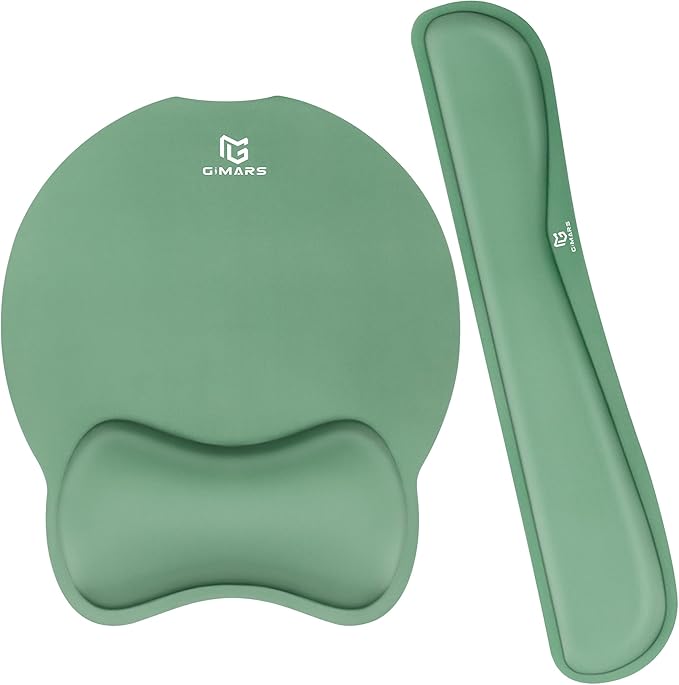 Gimars Ergonomic Mouse Pad Wrist Support, Upgrade Enlarge Superfine Fibre Soft by Gimars
