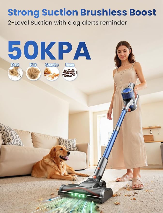 Dzaki Cordless Vacuum Cleaner, Stick Vacuum - Image 2