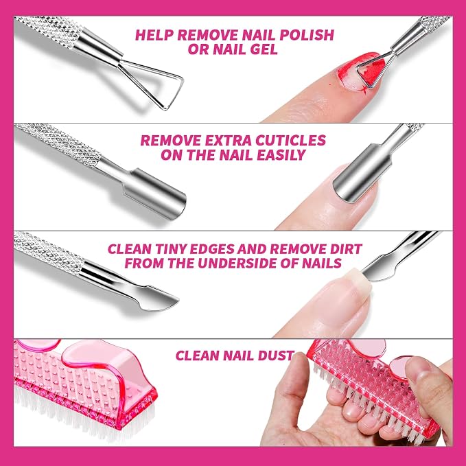 FANDAMEI Nail Polish Gel Remover Tools Kit - Image 4