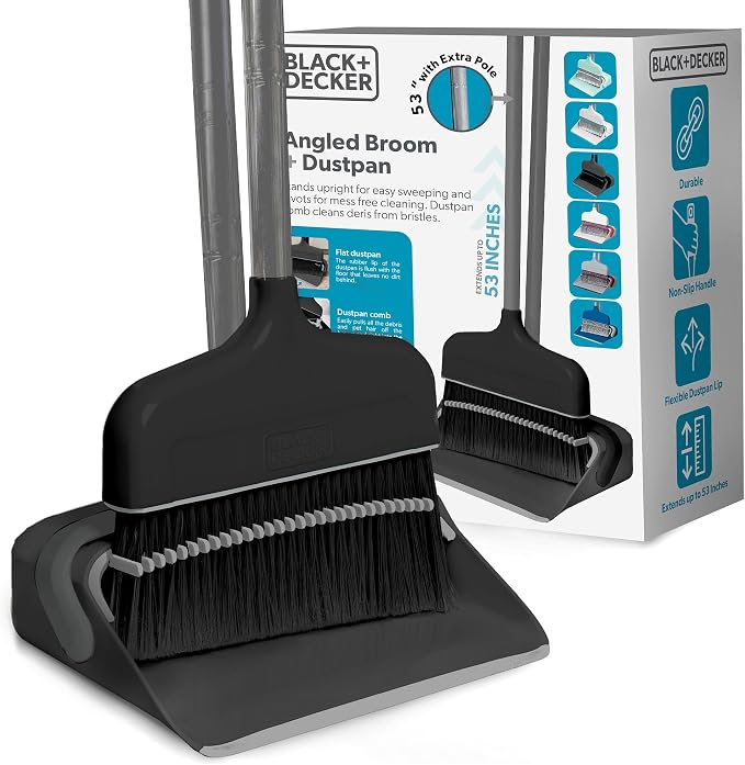 BLACK+DECKER Butler Broom & Dustpan Set by BLACKDECKER