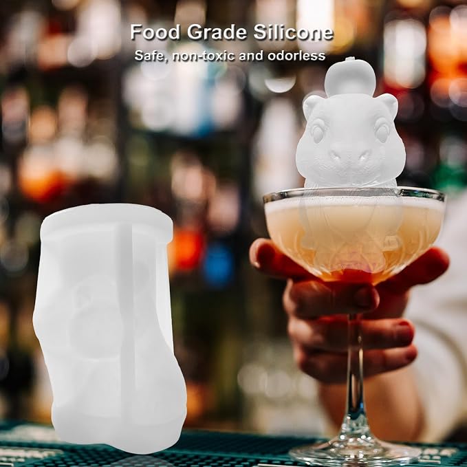 3D Capybara Ice Cube Silicone Molds Tray - Image 5