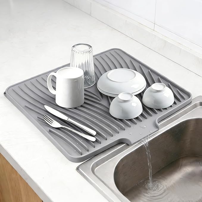 Silicone Drying Mat, Heat-Resistant, Eco-friendly, Hygienic Drying Pad by LKYLIVE