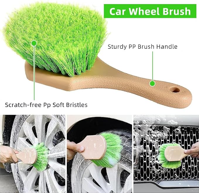 62" Car Wash Brush with Long Handle Chenille Microfiber Car Wash Mop Mitt - Image 6