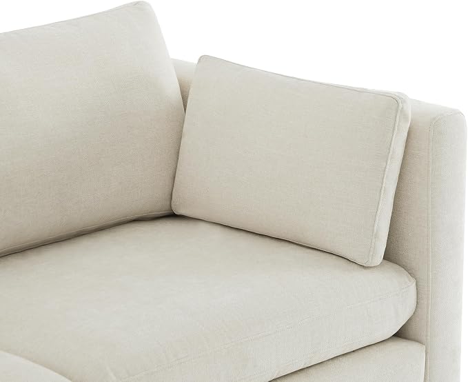 CHITA Small Modular Sectional Fabric Sofa Set, Extra Comfty Loveseat Cloud Couch - Image 5