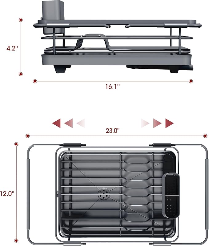Stainless Steel Dish Drying Rack - Image 3